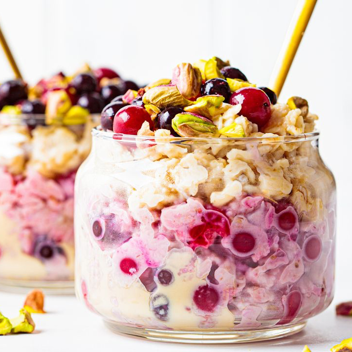 Sunde Overnight oats nem morgenmad opskrifter her