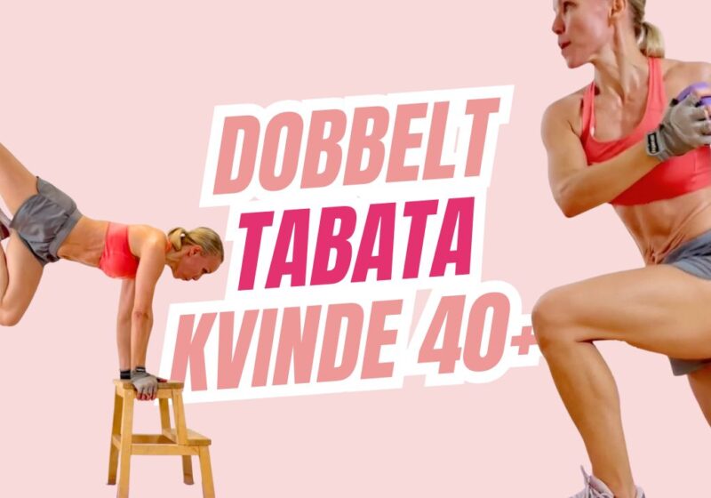 hjemmetræning kvinder overgangsalder træning perimenopause vægttab Tabata