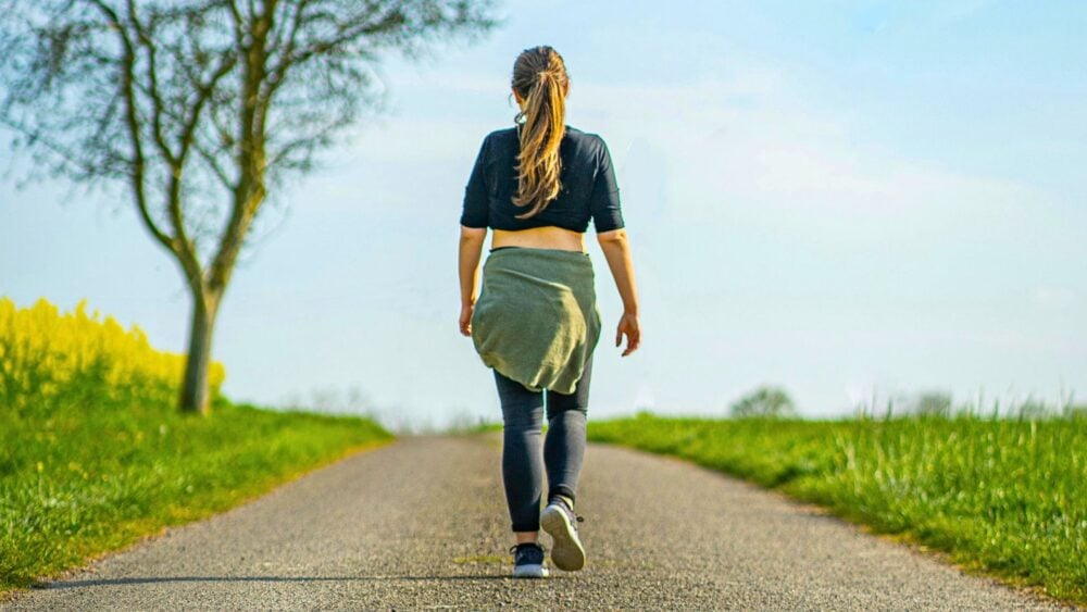 10.000 skridt gåmotion og gang for kvinder i overgangsalder