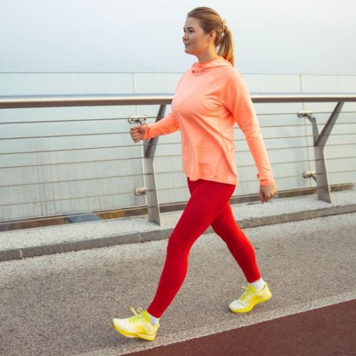 10.000 skridt gåmotion og gang for kvinder i overgangsalder